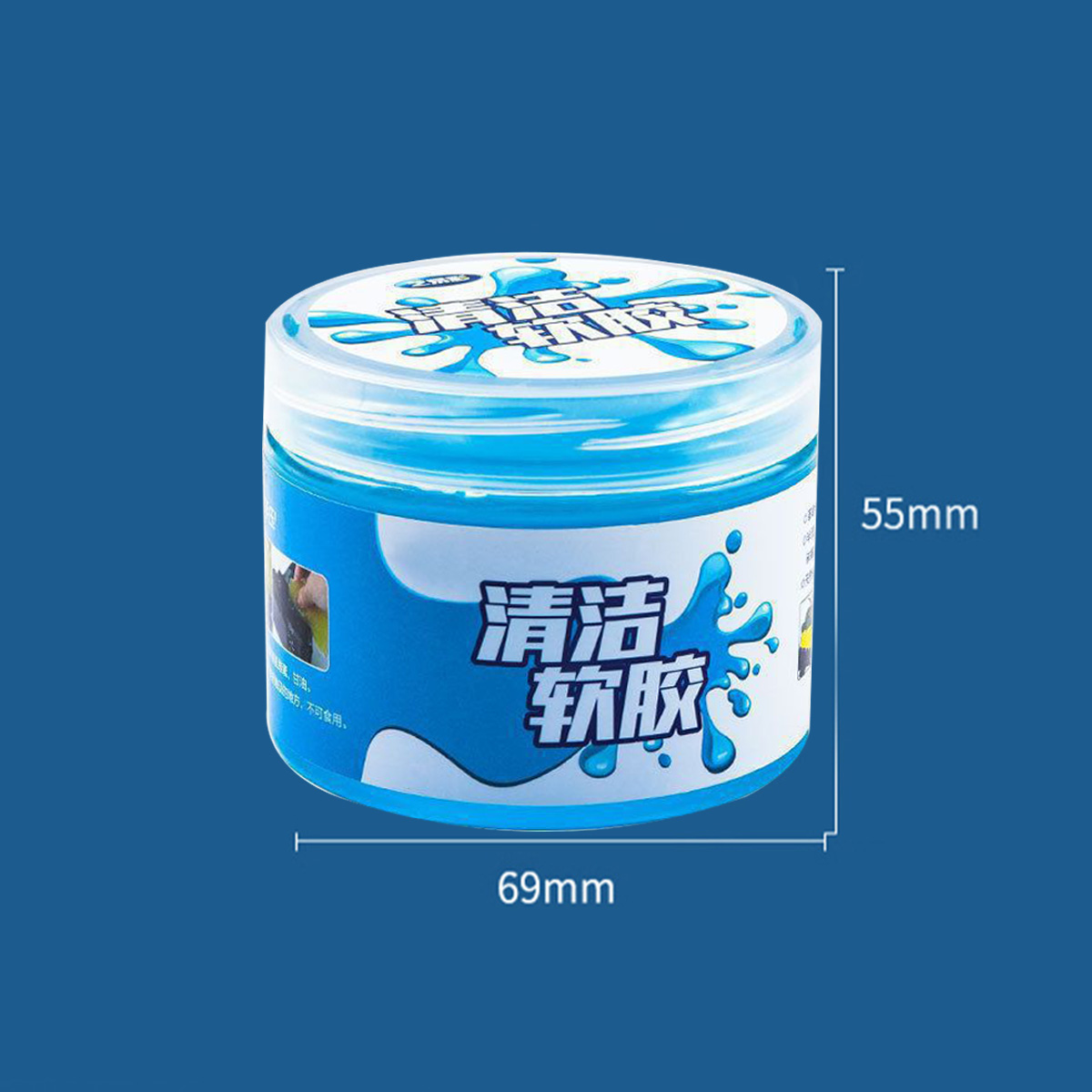 Gel vệ sinh bàn phím máy tính, điều khiển TV, lỗ thông hơi điều hòa, ô tô đa năng Super Clean màu xanh hộp 160 gram