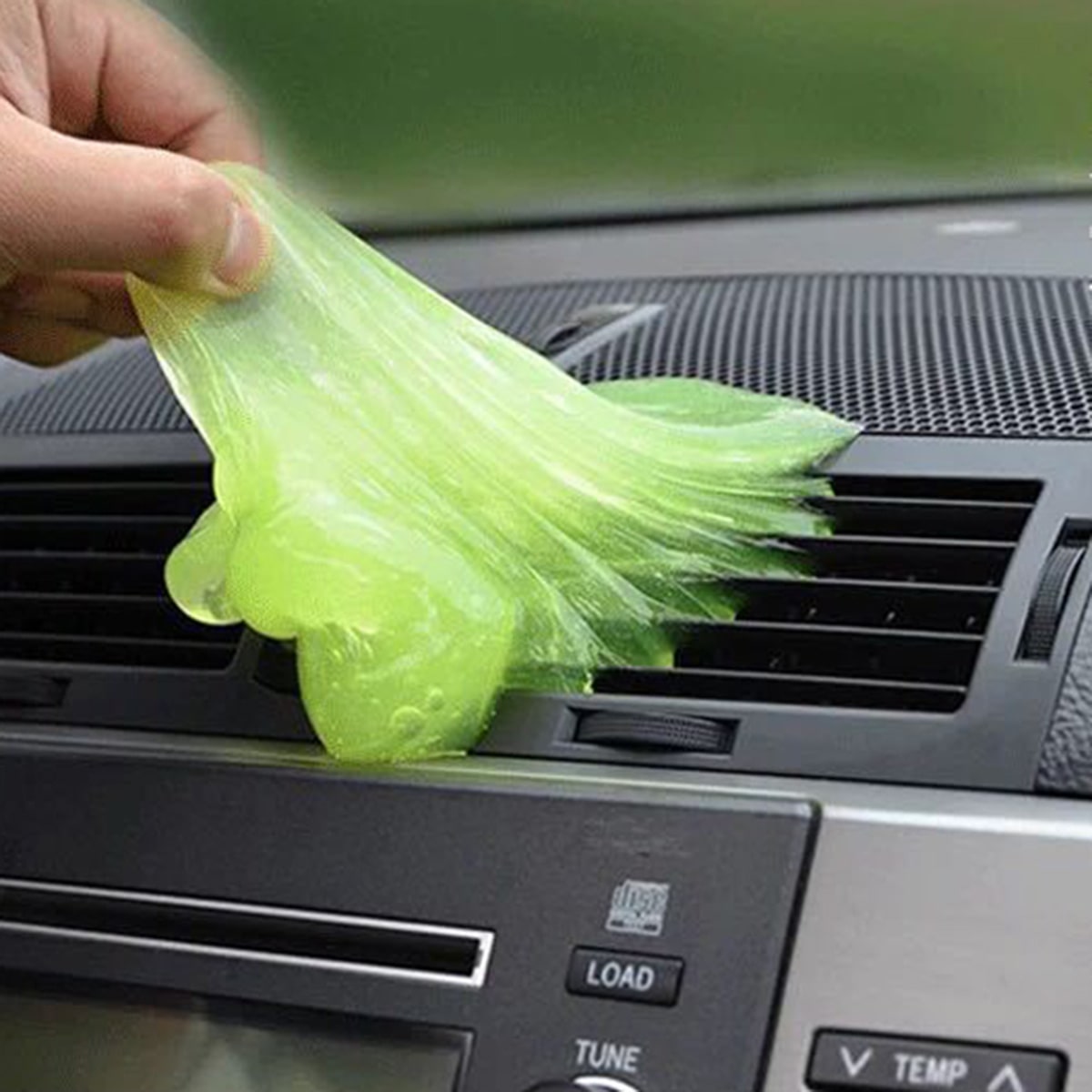 Gel vệ sinh bàn phím, điều khiển TV, lỗ thông hơi điều hòa, lỗ thông hơi trên ô tô đa năng Super Clean màu xanh túi 80 gram