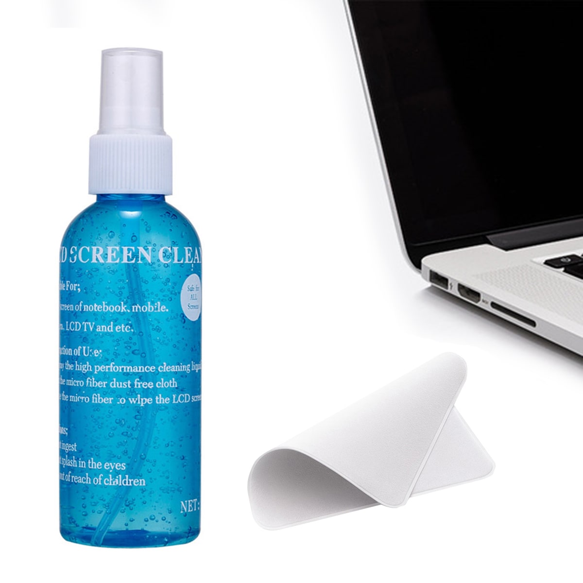 Nước vệ sinh màn hình laptop, điện thoại, máy tính bảng, tivi, kính mắt,... Dung dịch vệ sinh 100ML