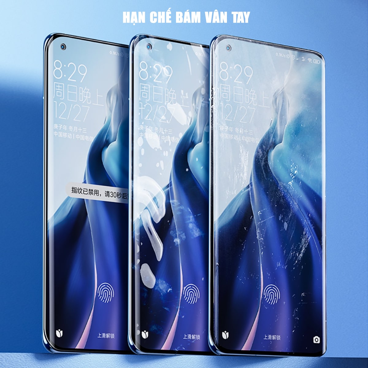 Dán màn hình Xiaomi 12X PPF UV Smart Devil full màn hình dẻo trong suốt - Dán PPF UV Xiaomi Mi 12X