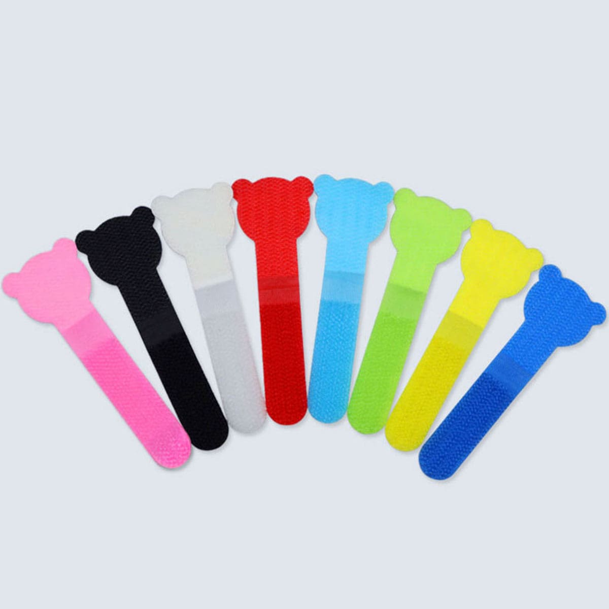 Băng gai dính có keo dính tường Velcro quấn cáp sạc băng dính quấn tai nghe dính cố định