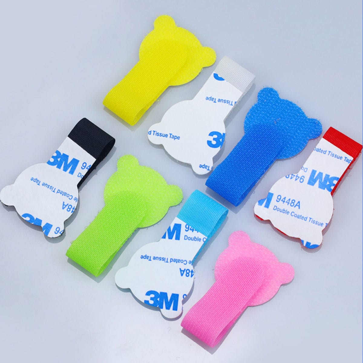 Băng gai dính có keo dính tường Velcro quấn cáp sạc băng dính quấn tai nghe dính cố định