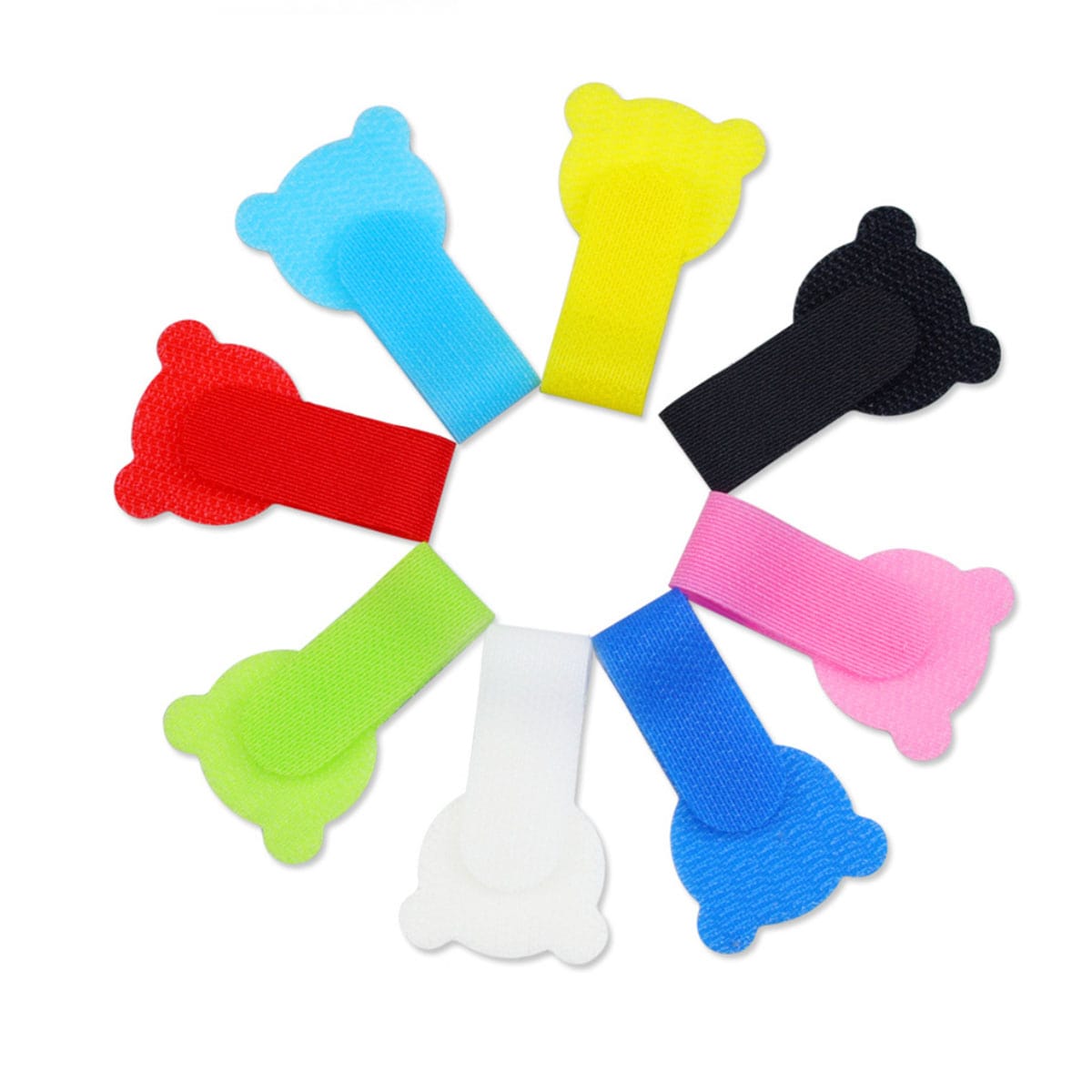 Băng gai dính có keo dính tường Velcro quấn cáp sạc băng dính quấn tai nghe dính cố định