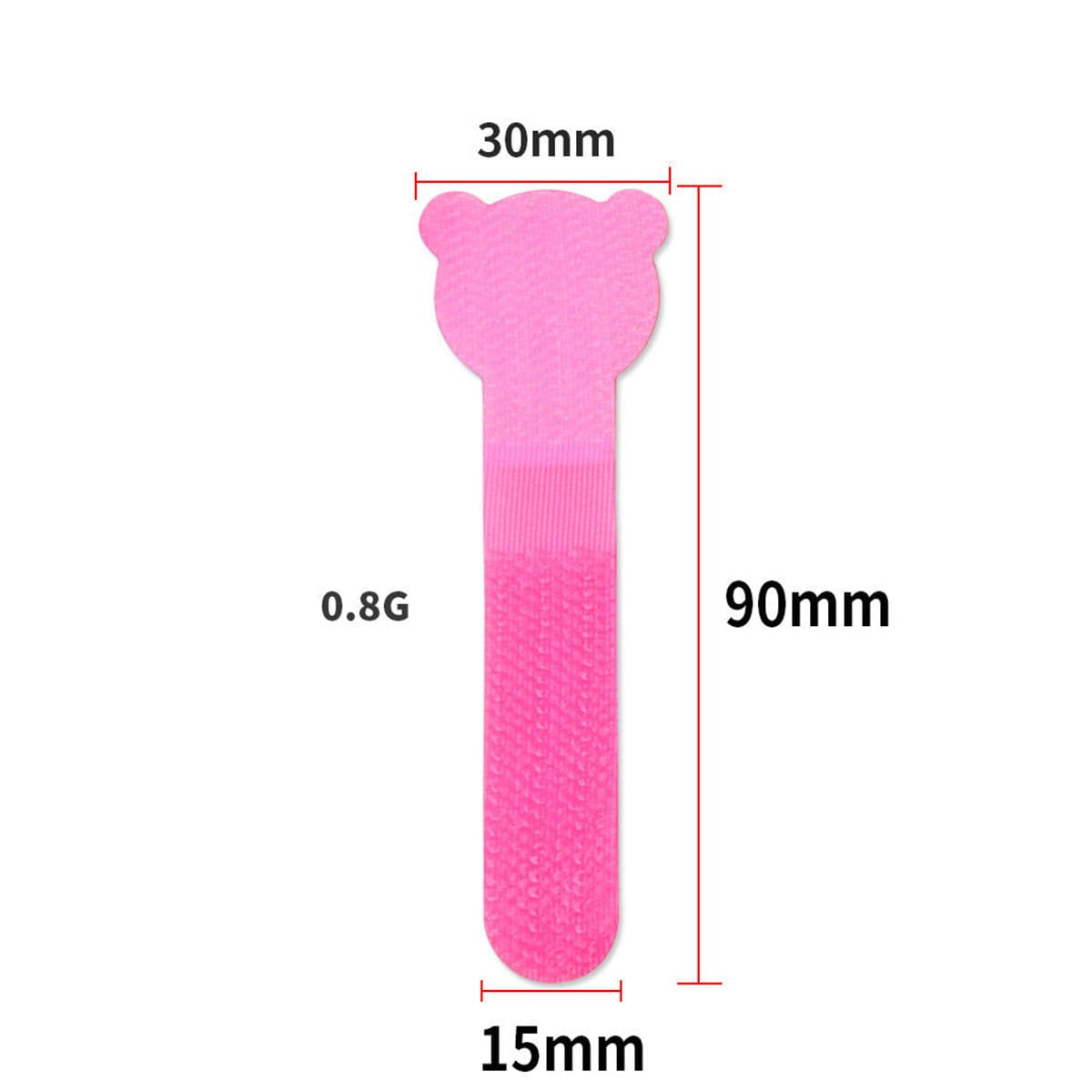 Băng gai dính có keo dính tường Velcro quấn cáp sạc băng dính quấn tai nghe dính cố định