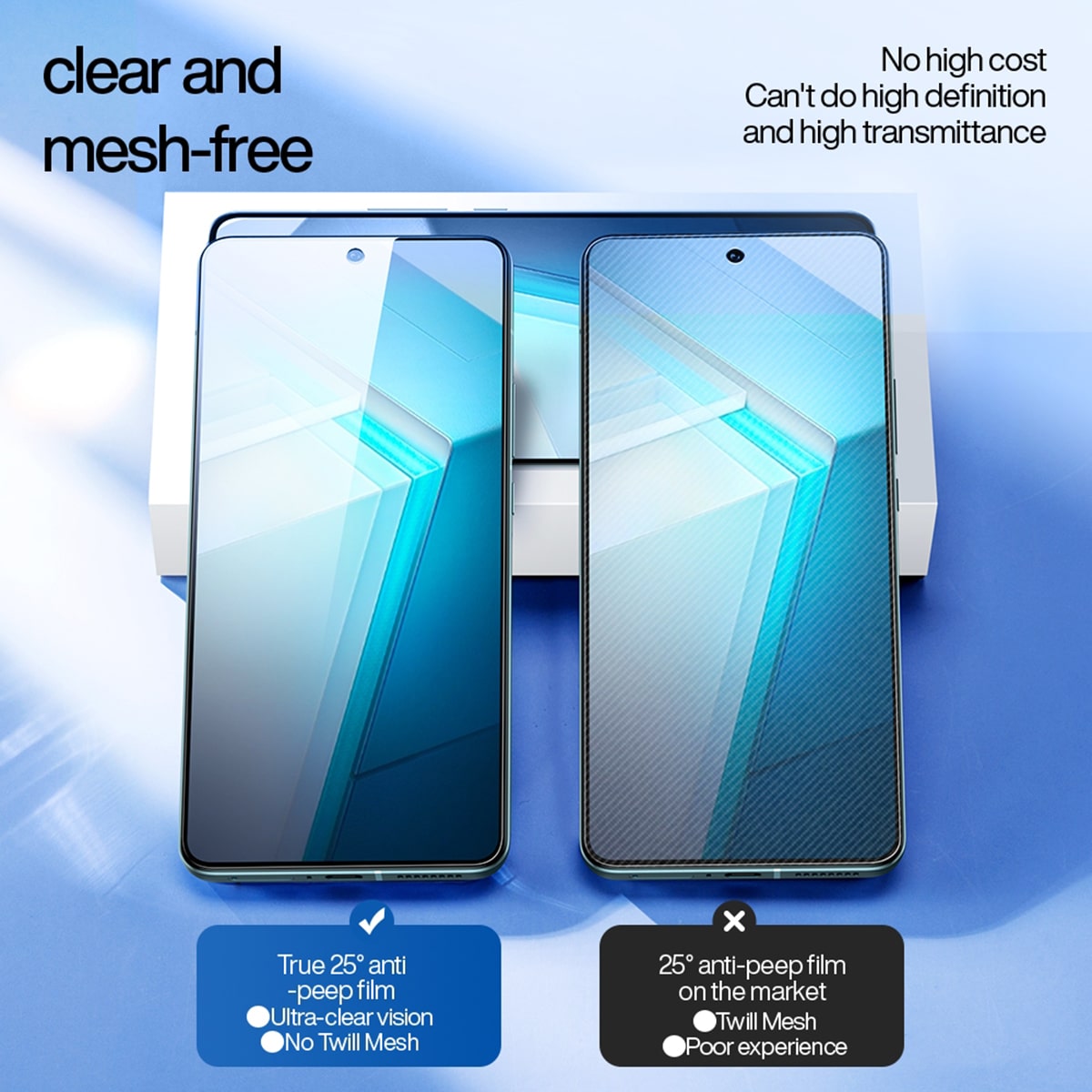 Kính cường lực chống nhìn trộm Samsung Galaxy S25 Ultra chính hãng Smart Devil full màn hình