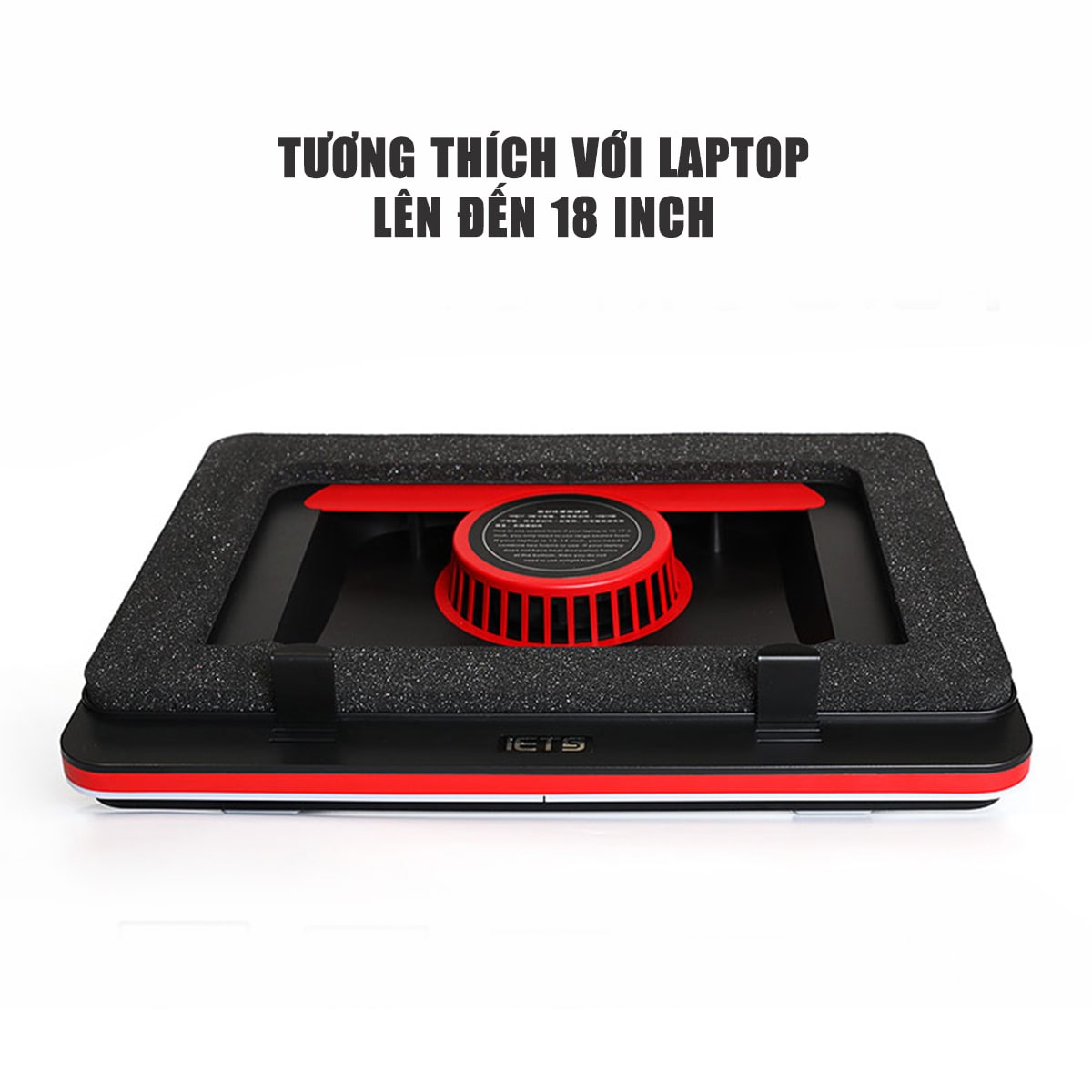 Quạt tản nhiệt laptop IETS GT500 tản khí nén turbo 5000RPM giảm nhiệt thực sự chuyên dụng cho máy tính đồ họa gaming - Đế tản nhiệt Laptop