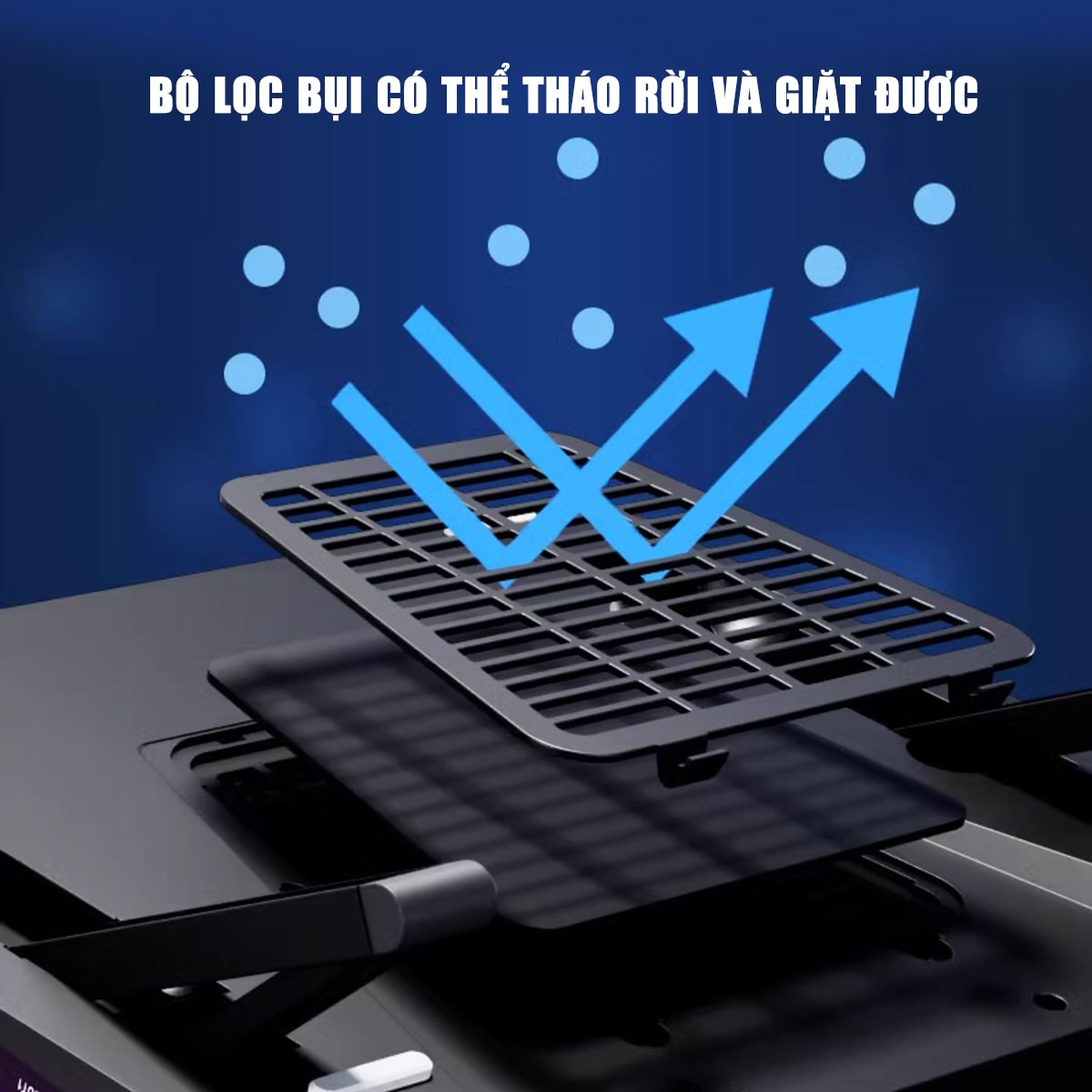 Quạt tản nhiệt laptop IETS GT626 tản khí nén turbo 2800RPM giảm nhiệt thực sự chuyên dụng cho máy tính đồ họa gaming - Đế tản nhiệt Laptop