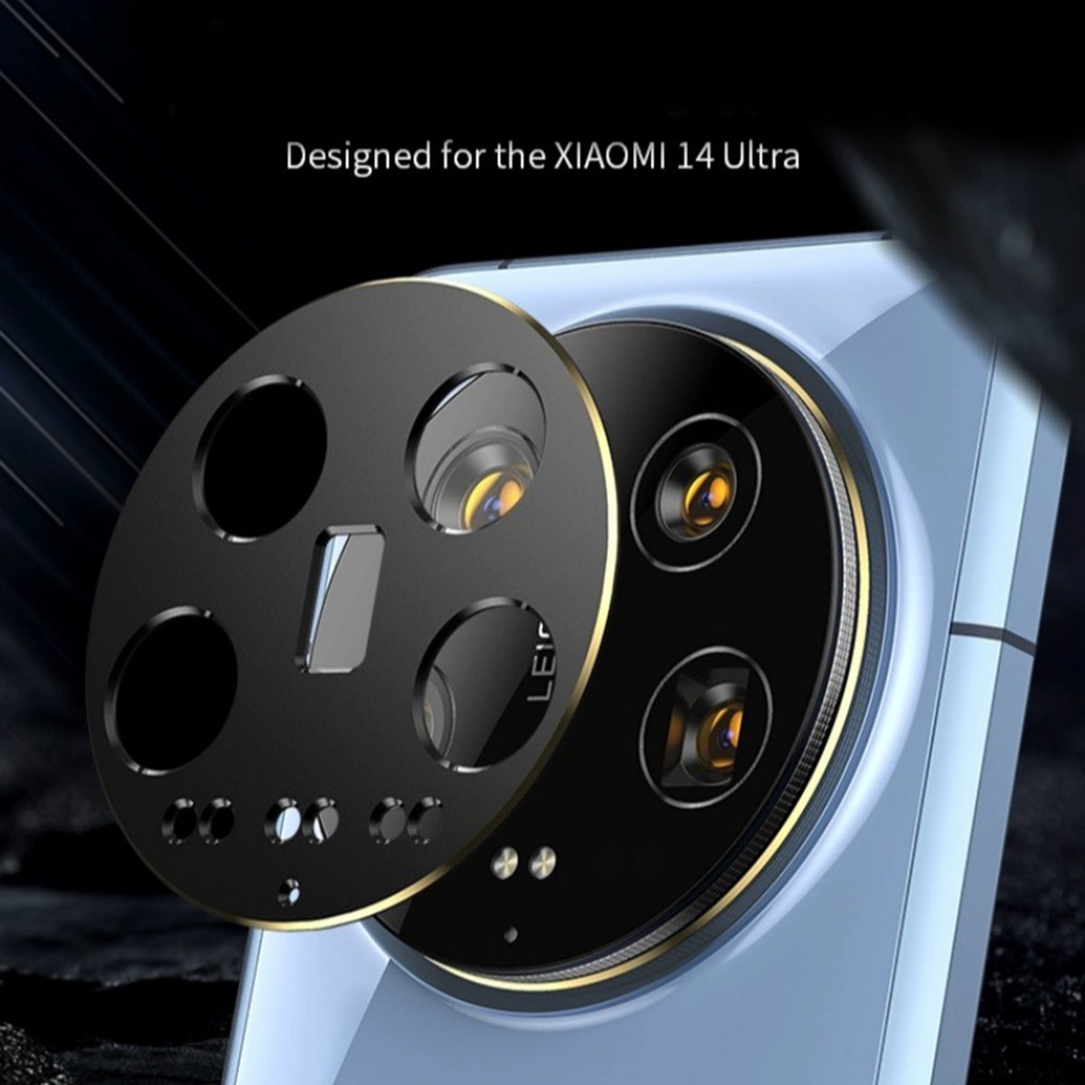 Dán camera Xiaomi 14 Ultra - Khung kim loại bảo vệ camera Xiaomi Mi 14 Ultra chống trầy xước va đập