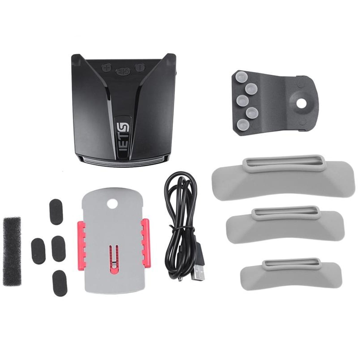 Quạt tản nhiệt laptop Iets GT202 Cooler V9 quạt hút gió chân không có màn hình hiển thị nhiệt độ bản cao cấp có củ sạc rời