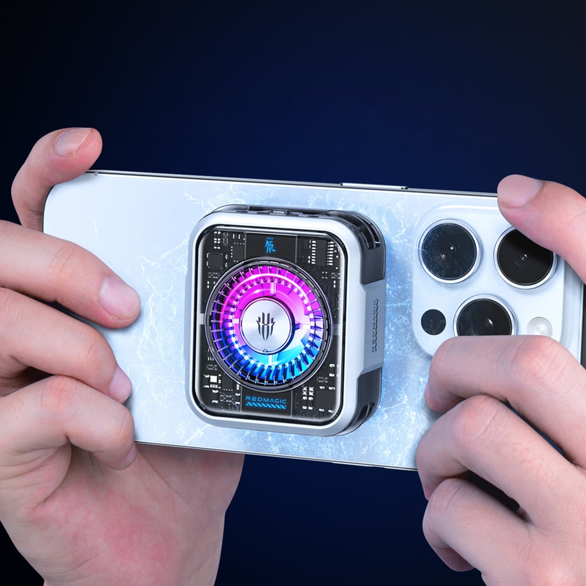 Quạt tản nhiệt điện thoại máy tính bảng Redmagic VC Cooler 5 Pro sò lạnh từ tính AI công suất 36W