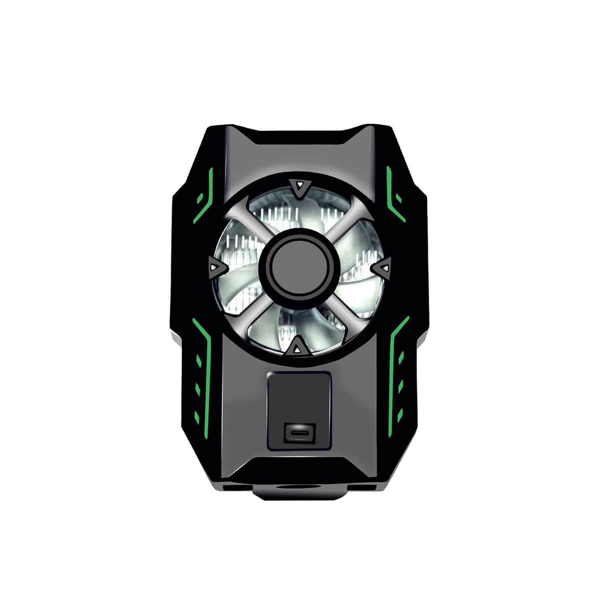 Quạt tản nhiệt điện thoại sò lạnh S26 màn hình hiển thị nhiệt độ Led RGB - Quạt sò lạnh giá rẻ