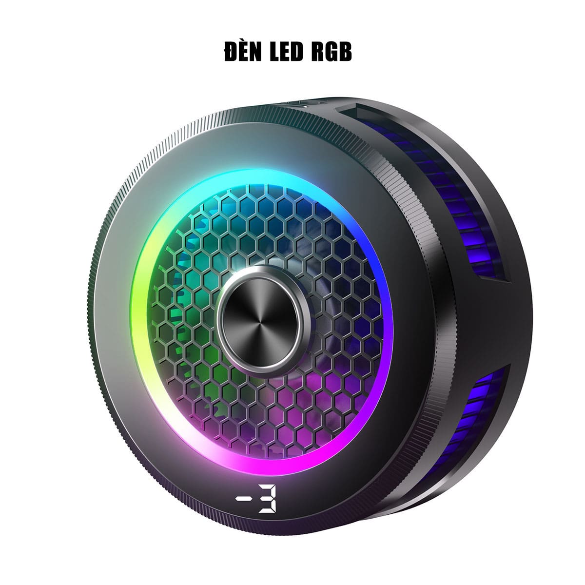 Quạt tản nhiệt điện thoại sò lạnh từ tính AL19 làm lạnh đóng băng màn hình hiển thị nhiệt độ led RGB