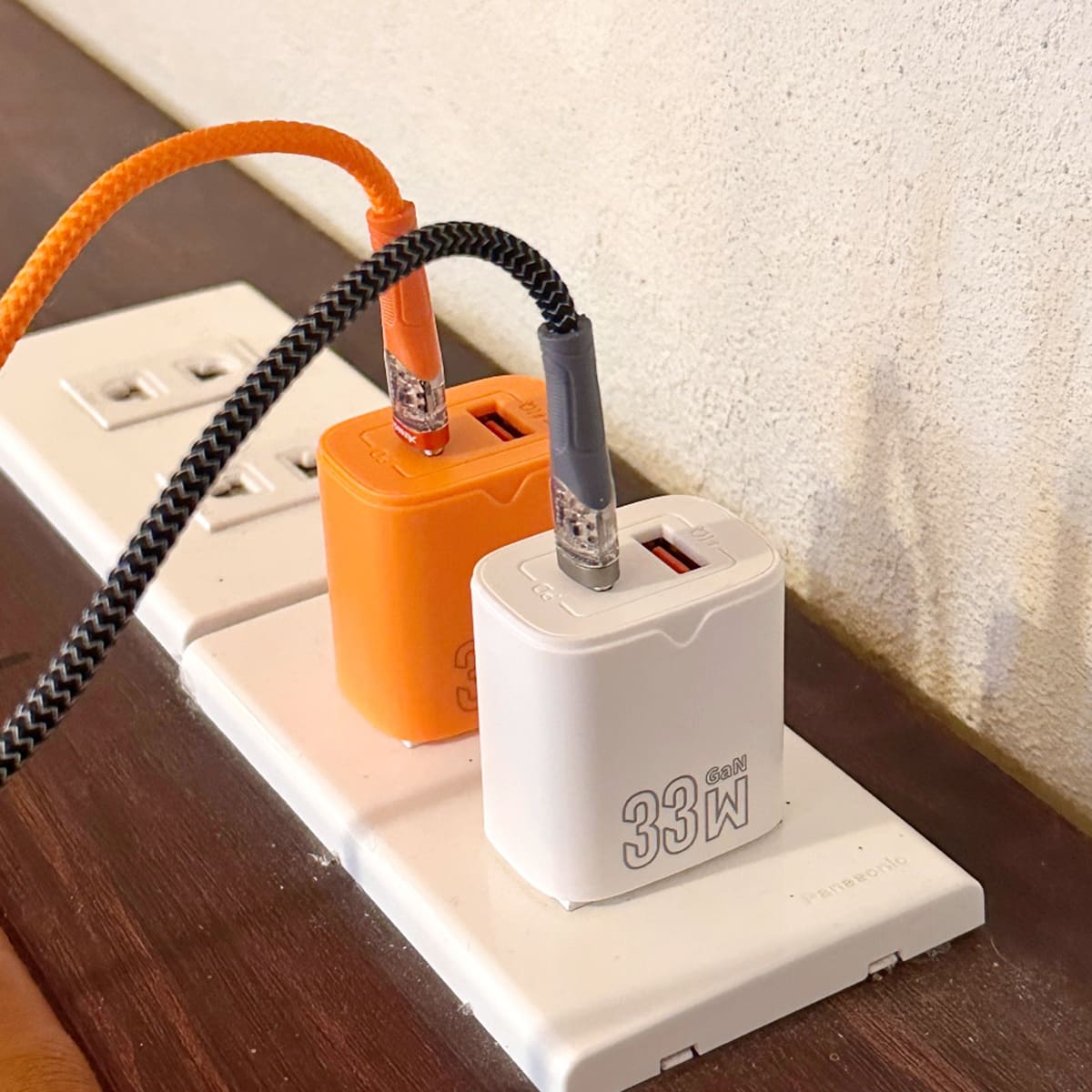 Củ sạc nhanh 33W Azeada PD GAN 2 cổng Type C usb A Bộ Sạc hỗ trợ iPhone Xiaomi Oppo Samsung iPad quick charge adapter