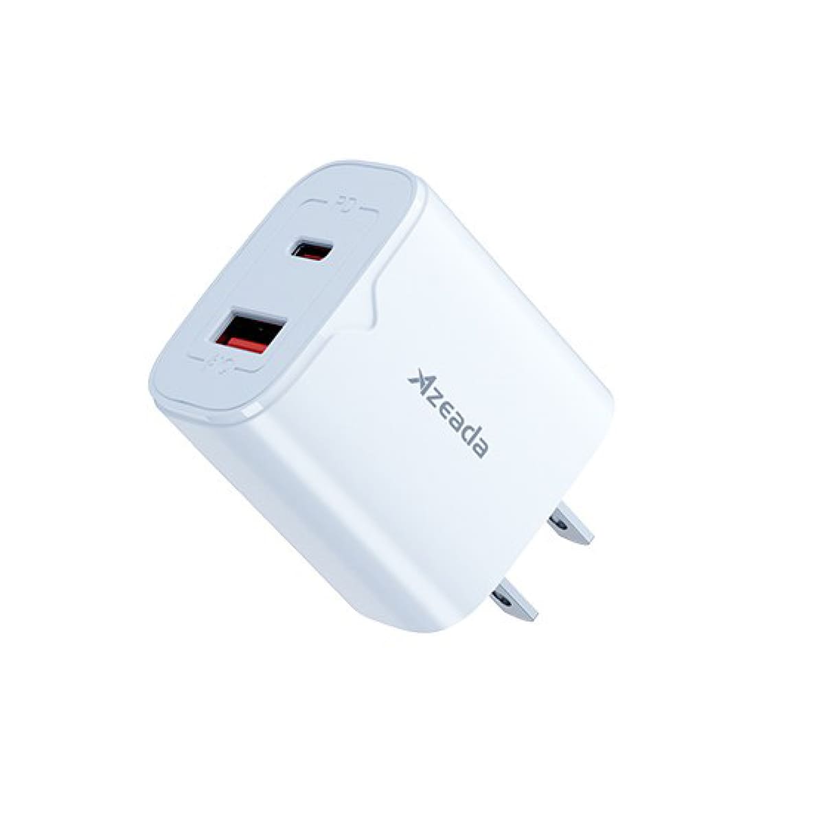 Củ sạc nhanh 33W Azeada PD GAN 2 cổng Type C usb A Bộ Sạc hỗ trợ iPhone Xiaomi Oppo Samsung iPad quick charge adapter