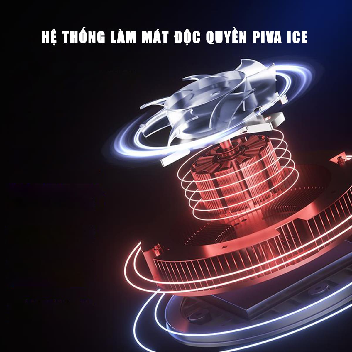 Quạt tản nhiệt máy tính bảng ipad X120 Ultra Max sò lạnh siêu lớn 50x50mm đóng băng full mặt công suất 30W - Piva BR5 Max