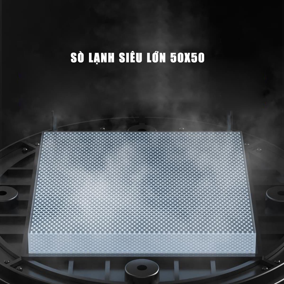 Quạt tản nhiệt máy tính bảng ipad X120 Ultra Max sò lạnh siêu lớn 50x50mm đóng băng full mặt công suất 30W - Piva BR5 Max