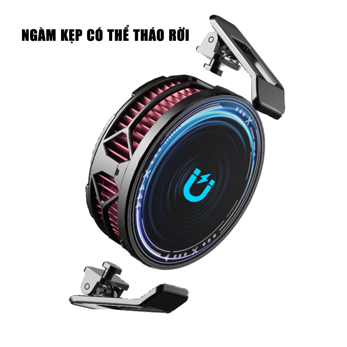 Quạt tản nhiệt sò lạnh điện thoại máy tính bảng X112 Pro sò lạnh 36x36mm đóng băng full mặt 23W led RGB