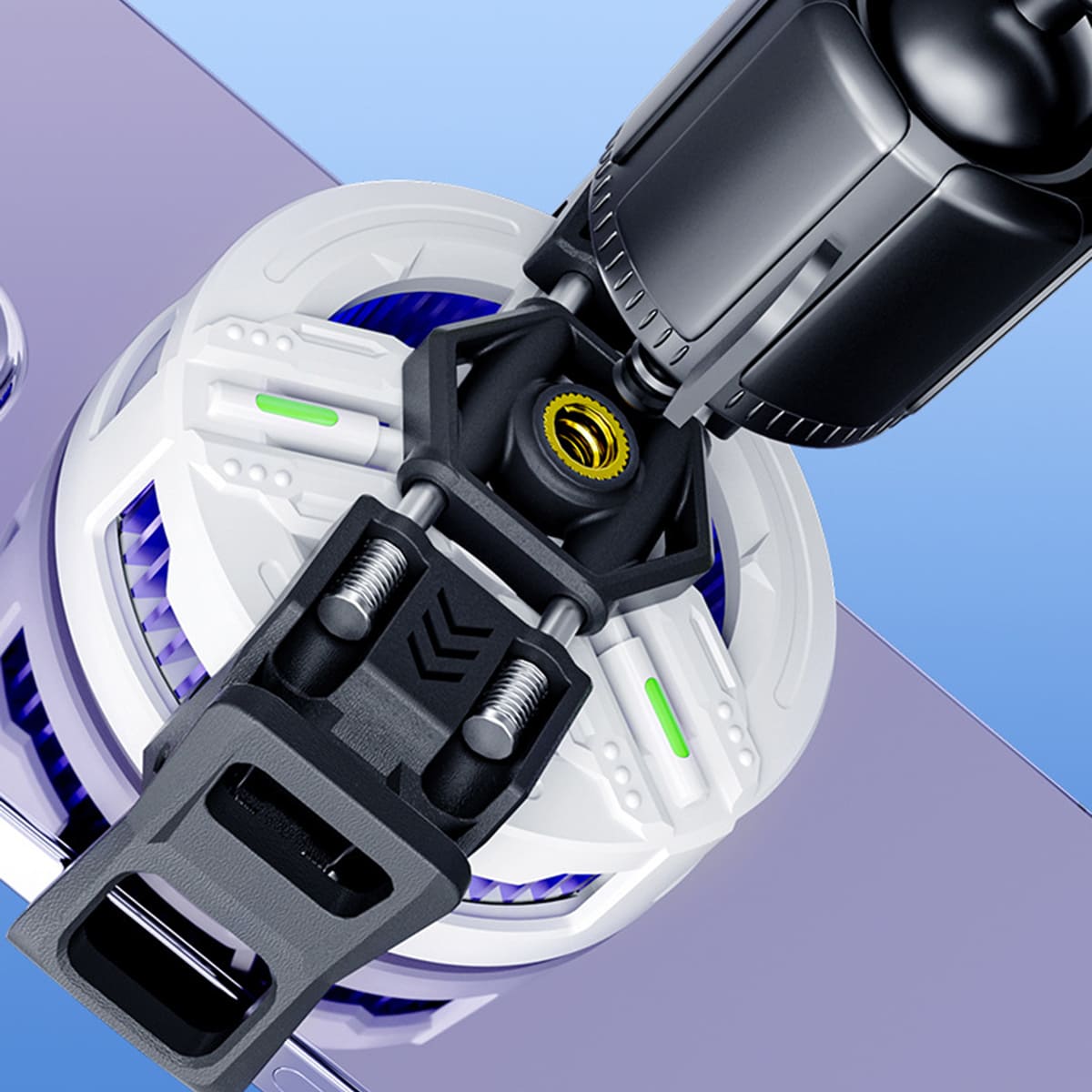 Ngàm gắn quạt tản nhiệt điện thoại sò lạnh từ tính X Cooling X5 ngàm đa dụng tương thích hầu hết các dòng quạt điện thoại