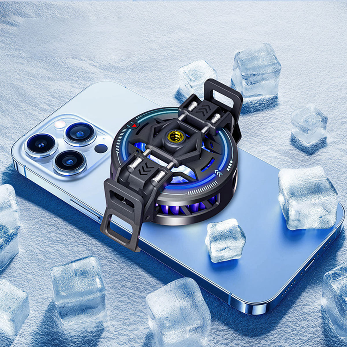 Ngàm gắn quạt tản nhiệt điện thoại sò lạnh từ tính X Cooling X5 ngàm đa dụng tương thích hầu hết các dòng quạt điện thoại