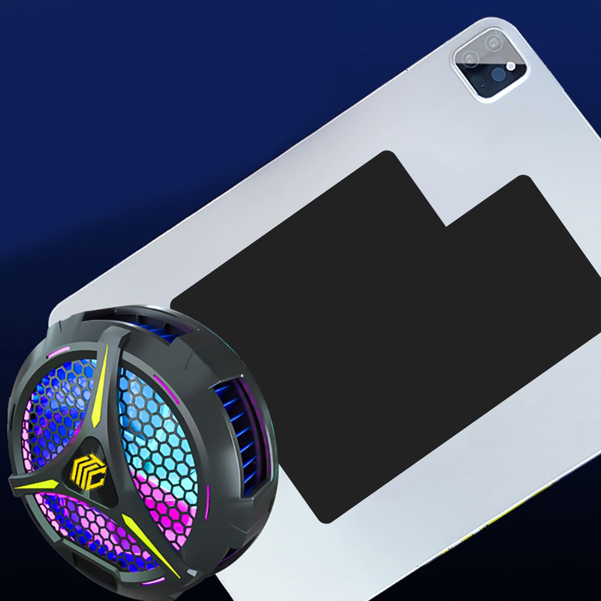 Miếng dán tản nhiệt từ tính bằng kim loại phủ Graphene hỗ trợ quạt tản nhiệt ipad máy tính bảng sò lạnh - Tấm dán từ tính tản nhiệt