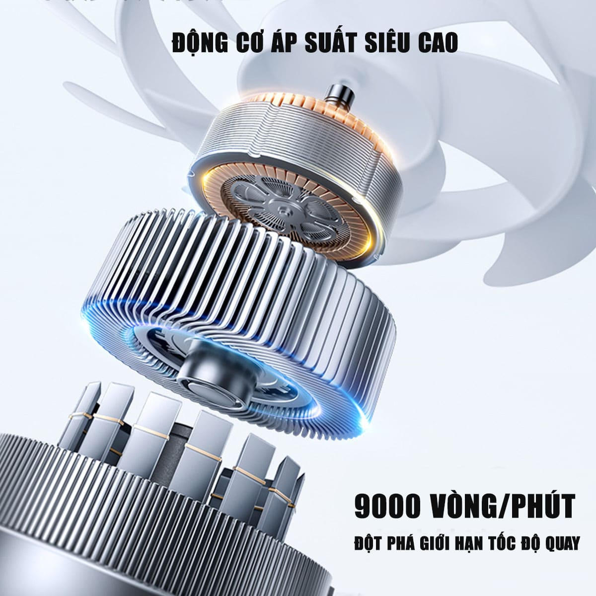 Đế tản nhiệt laptop FL07 quạt lớn 18cm tản khí nén turbo 9000RPM giảm nhiệt thực sự chuyên dụng cho Laptop đồ họa gaming