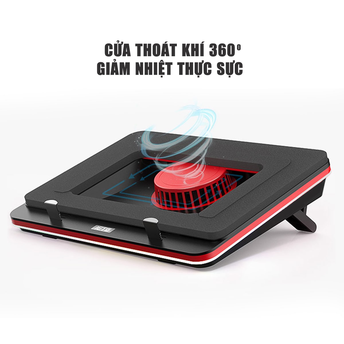 Quạt tản nhiệt laptop IETS GT500S2 tản khí nén turbo giảm nhiệt thực sự cho máy tính đồ họa gaming