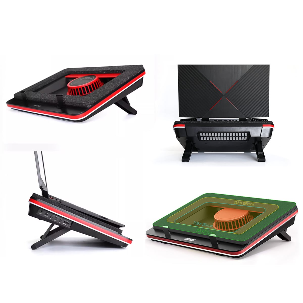 Quạt tản nhiệt laptop IETS GT500S2 tản khí nén turbo giảm nhiệt thực sự cho máy tính đồ họa gaming