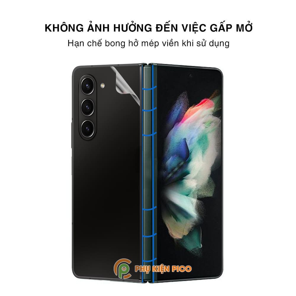 Dán lưng Samsung Z Fold 6 PPF Smart Devil full màn mặt lưng và bản lề dẻo trong suốt
