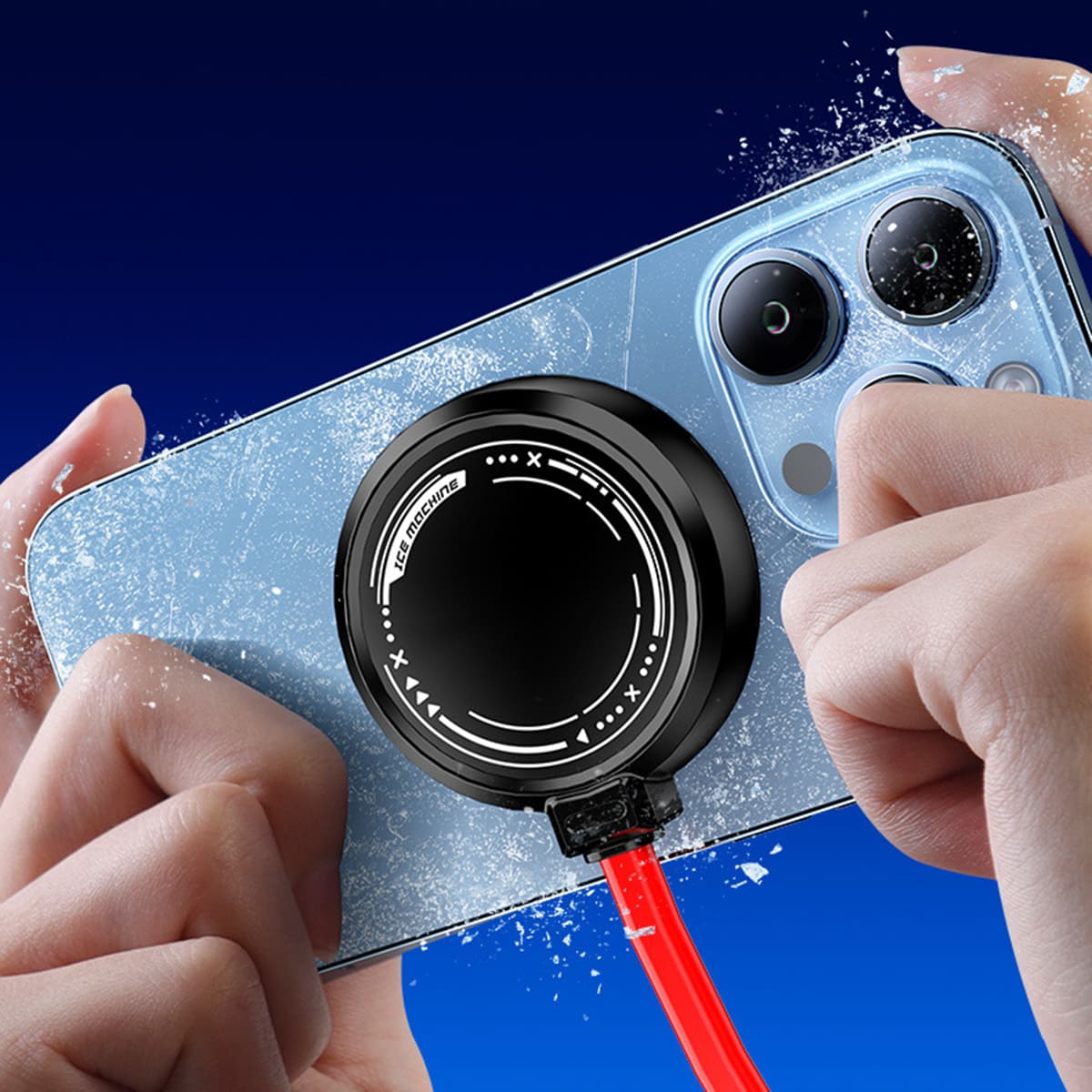 Quạt tản nhiệt điện thoại máy tính bảng DL19 sò lạnh nước từ tính hiệu năng cao chuyên dụng cho Livestream