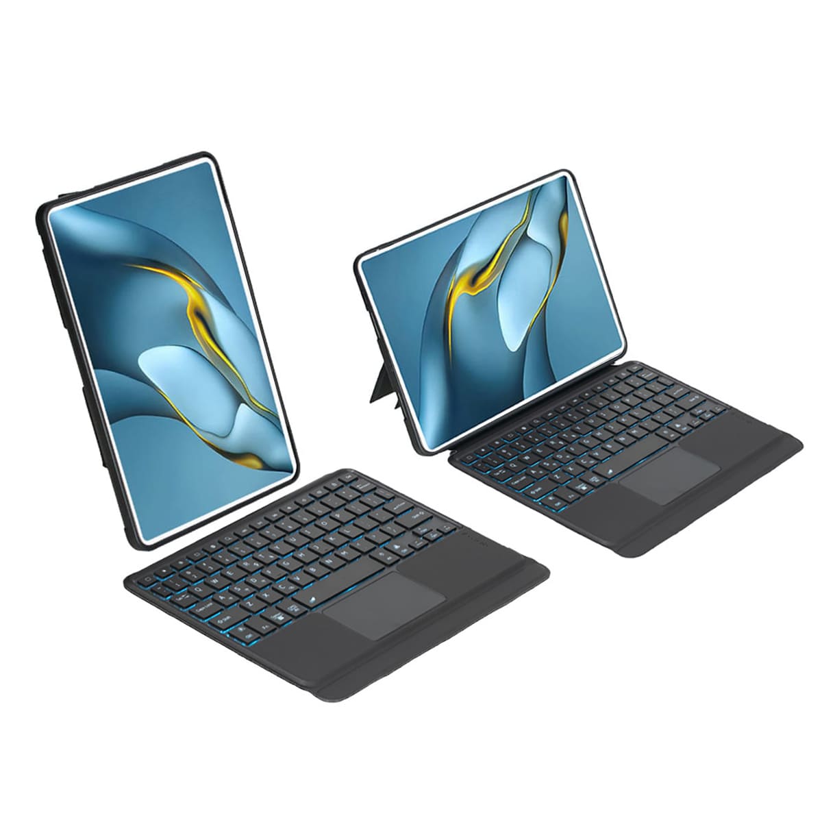 Ốp lưng Samsung Galaxy Tab S10 bao da cao cấp kèm bàn phím chuột cảm ứng 720 độ tách rời linh hoạt