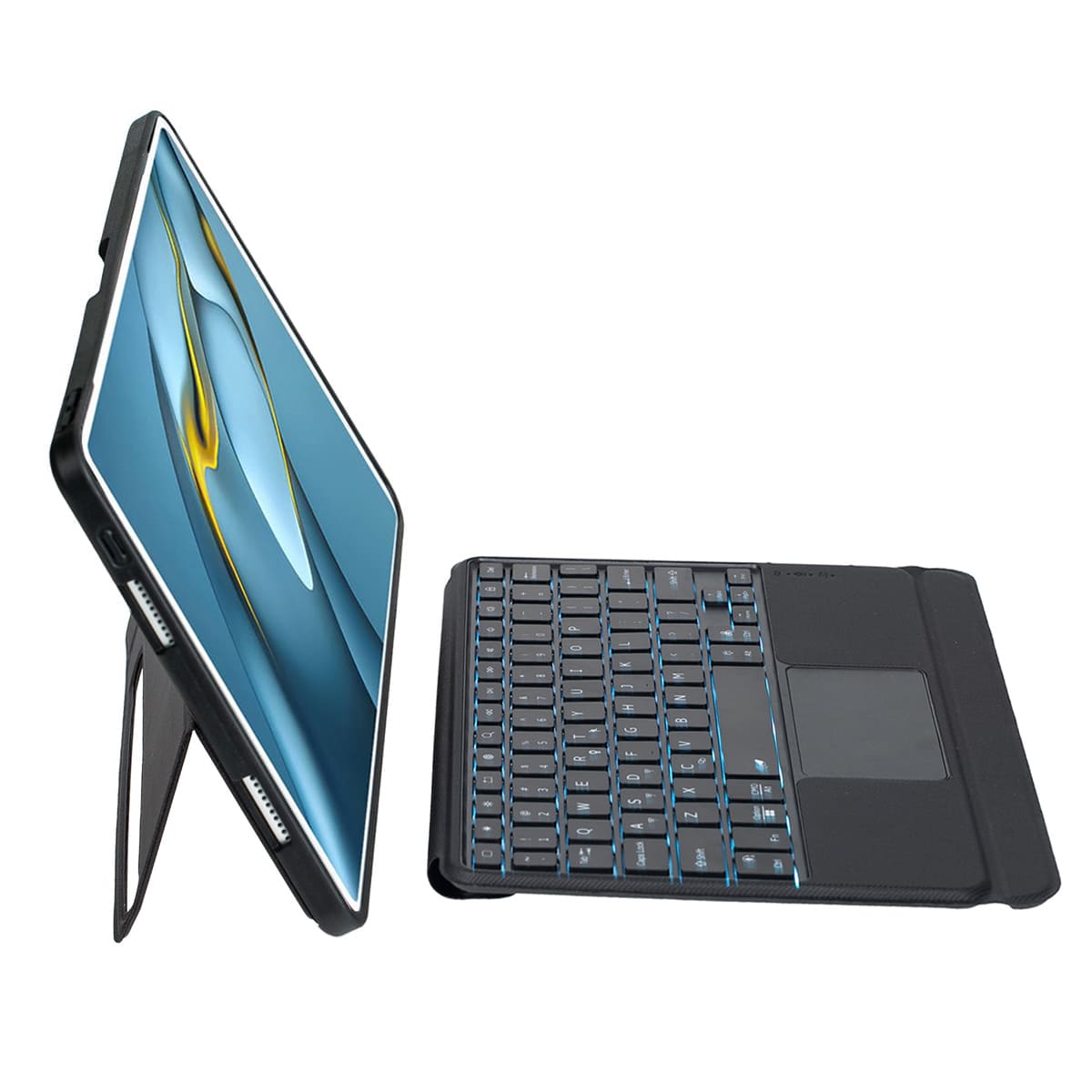 Ốp lưng Samsung Galaxy Tab S10 bao da cao cấp kèm bàn phím chuột cảm ứng 720 độ tách rời linh hoạt