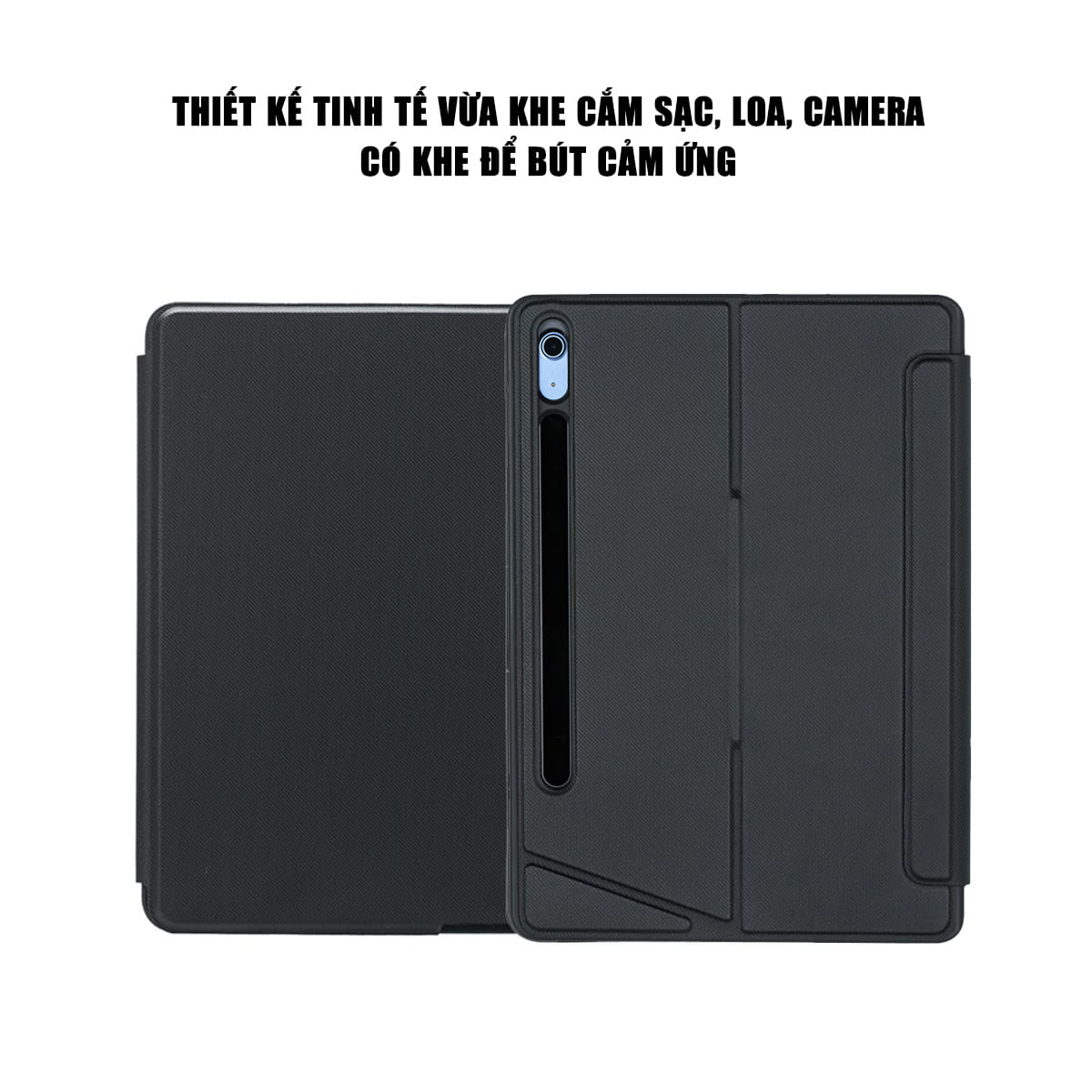 Ốp lưng Samsung Galaxy Tab S9 bao da cao cấp kèm bàn phím chuột cảm ứng 720 độ tách rời linh hoạt