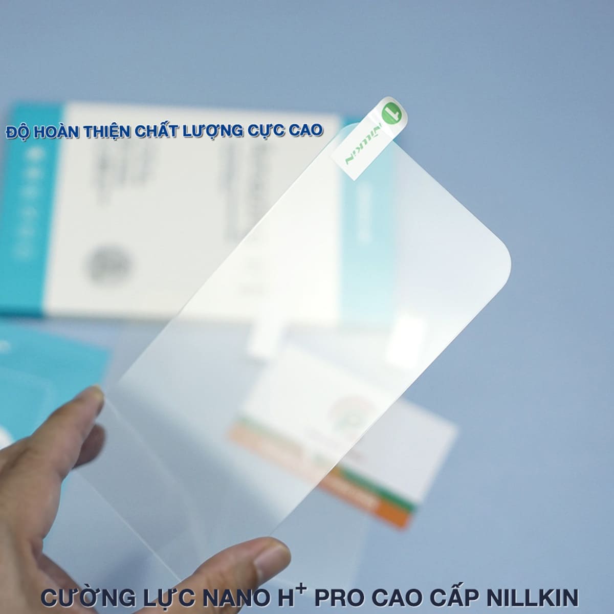 Kính cường lực Iphone 16 Pro Max chính hãng Nillkin Amazing H+ Pro full màn hình trong suốt