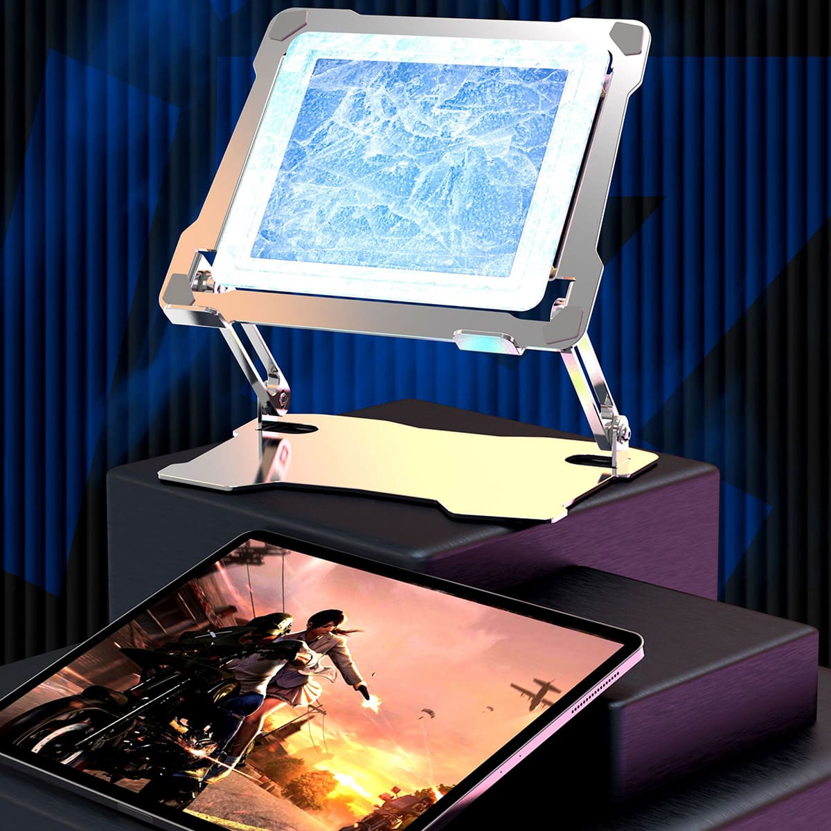 Quạt tản nhiệt Laptop máy tính bảng Z28 Pro sò lạnh - Đế tản nhiệt máy tính giá đỡ Surface book pro