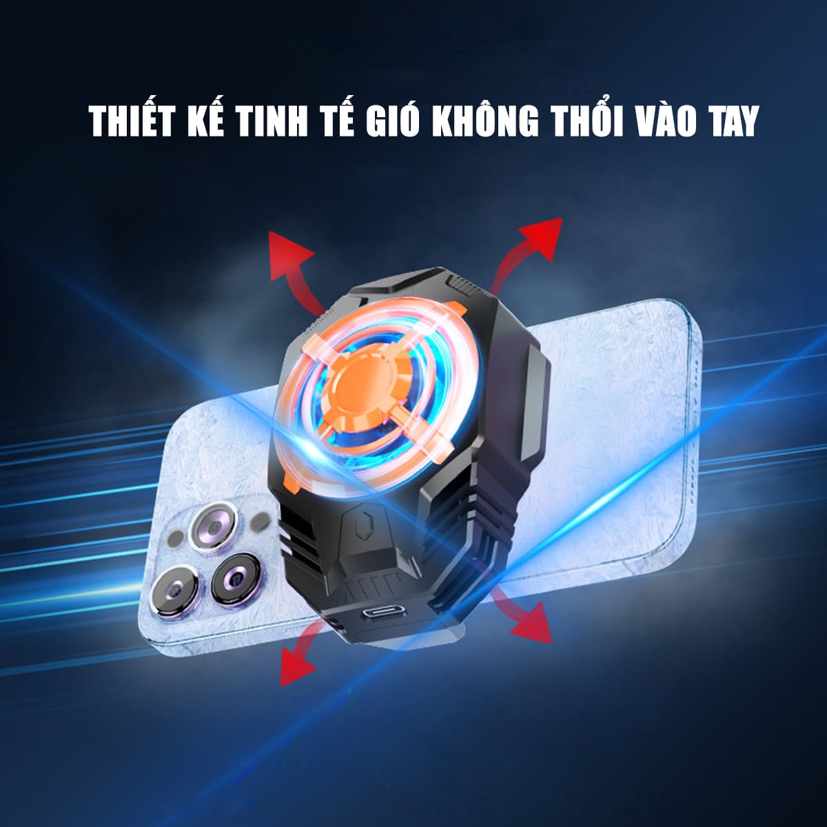 Quạt tản nhiệt điện thoại S19 sò lạnh siêu rẻ giảm nhiệt nhanh hỗ trợ tăng FPS Gaming liên quân PUBG FF