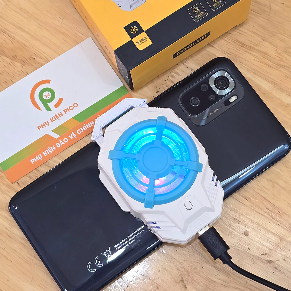 Quạt tản nhiệt điện thoại S19 sò lạnh siêu rẻ giảm nhiệt nhanh hỗ trợ tăng FPS Gaming liên quân PUBG FF