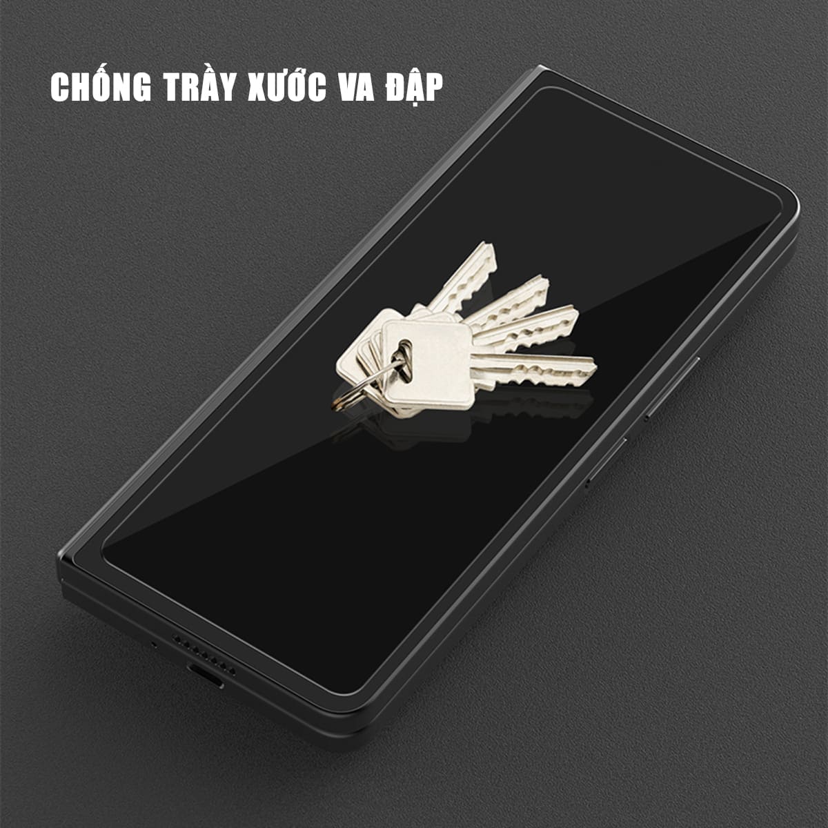 Kính cường lực màn hình phụ Samsung Galaxy Z Fold 6 full màn hình chính hãng Gor phủ nano