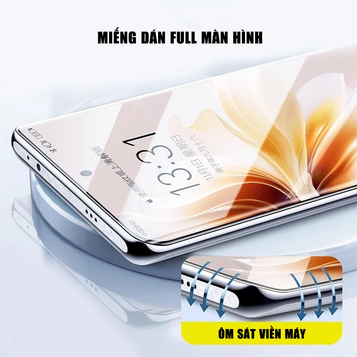 Dán màn hình Oppo Reno 12 Pro Hydrogel Gốm Smart Devil full màn hình nhận vân tay