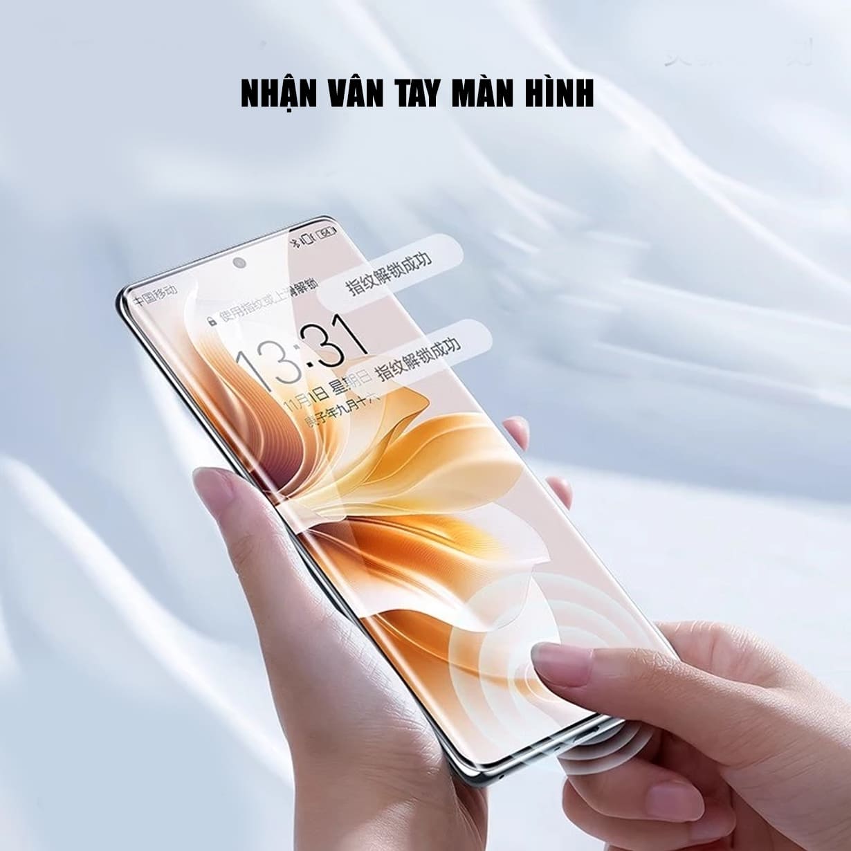 Dán màn hình Oppo Reno 12 Pro Hydrogel Gốm Smart Devil full màn hình nhận vân tay