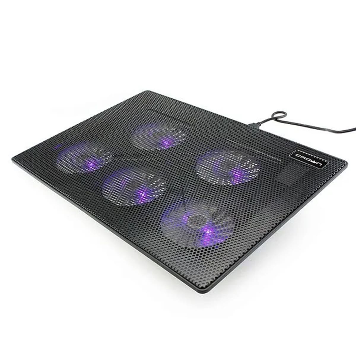 Đế Tản Nhiệt Laptop Gaming Crown CM05 5 Quạt, Giá Đỡ Laptop 15.6 Inch, Làm Mát Nhanh, Chống Ồn