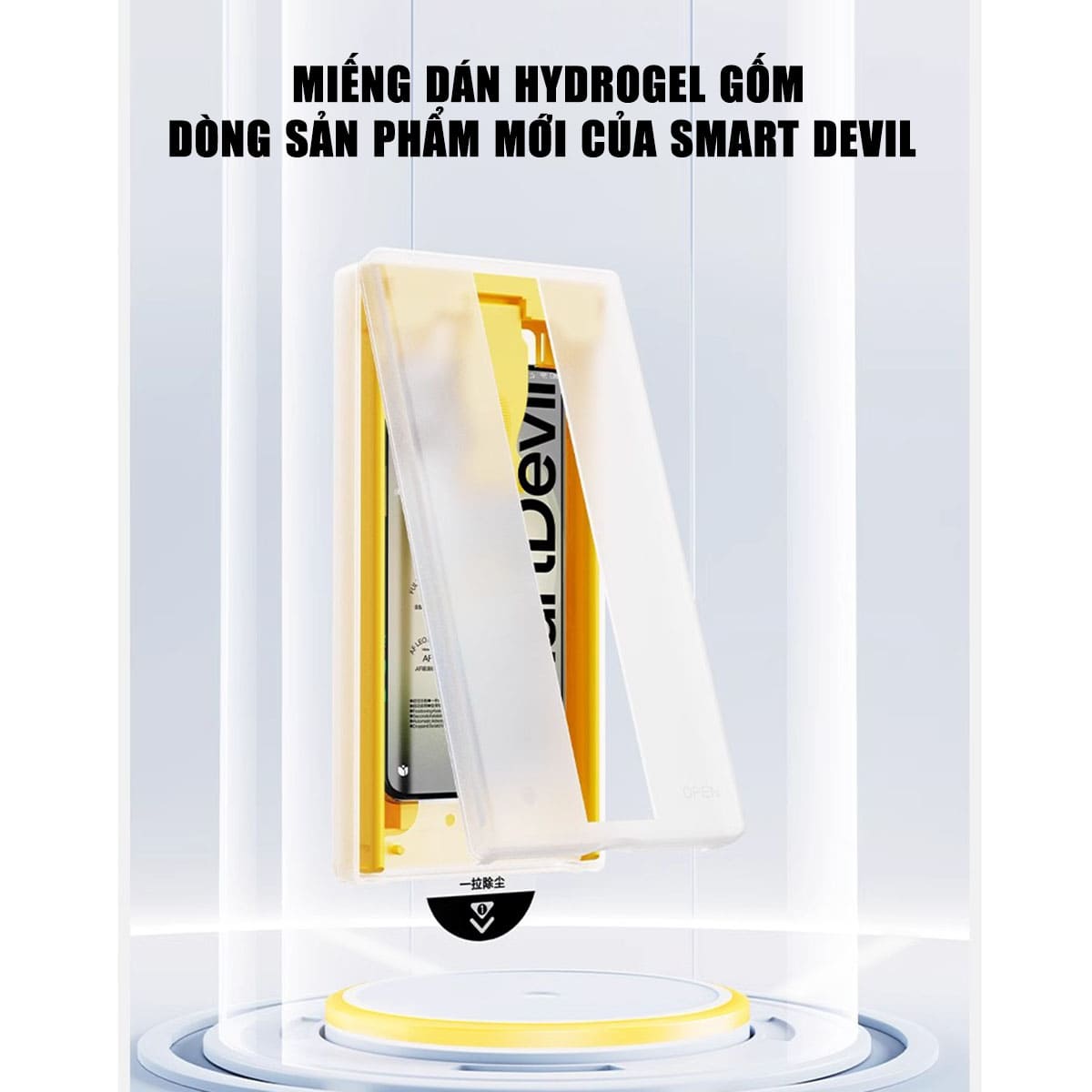 Dán màn hình Vivo iQOO 10 Pro Hydrogel Gốm Smart Devil full màn hình nhận vân tay