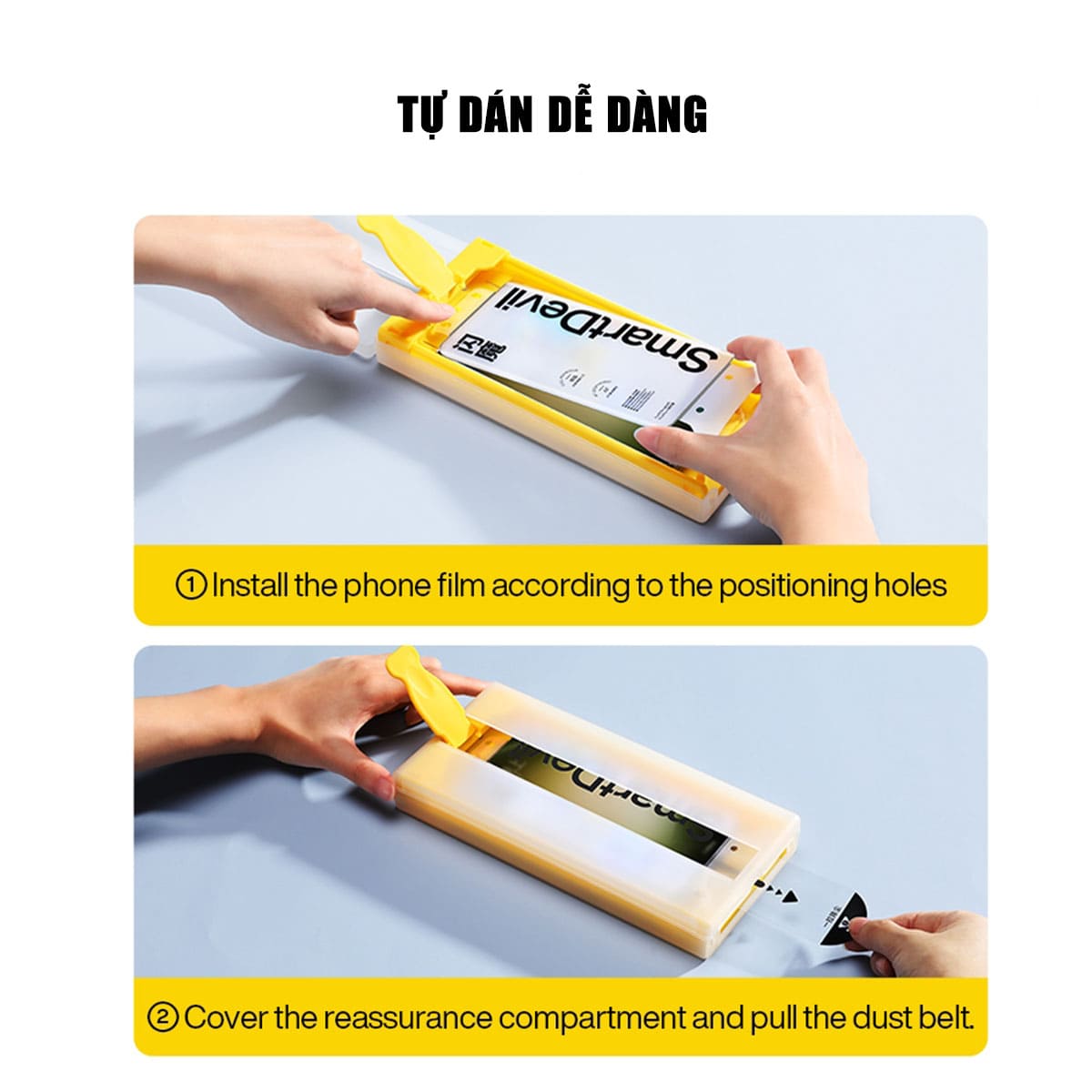 Dán màn hình Vivo iQOO 10 Pro Hydrogel Gốm Smart Devil full màn hình nhận vân tay