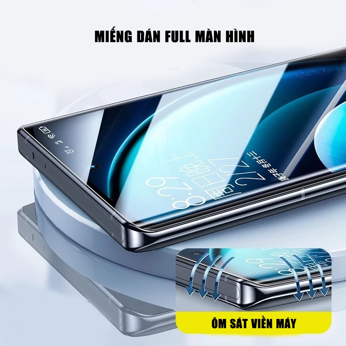 Dán màn hình Vivo iQOO 10 Pro Hydrogel Gốm Smart Devil full màn hình nhận vân tay
