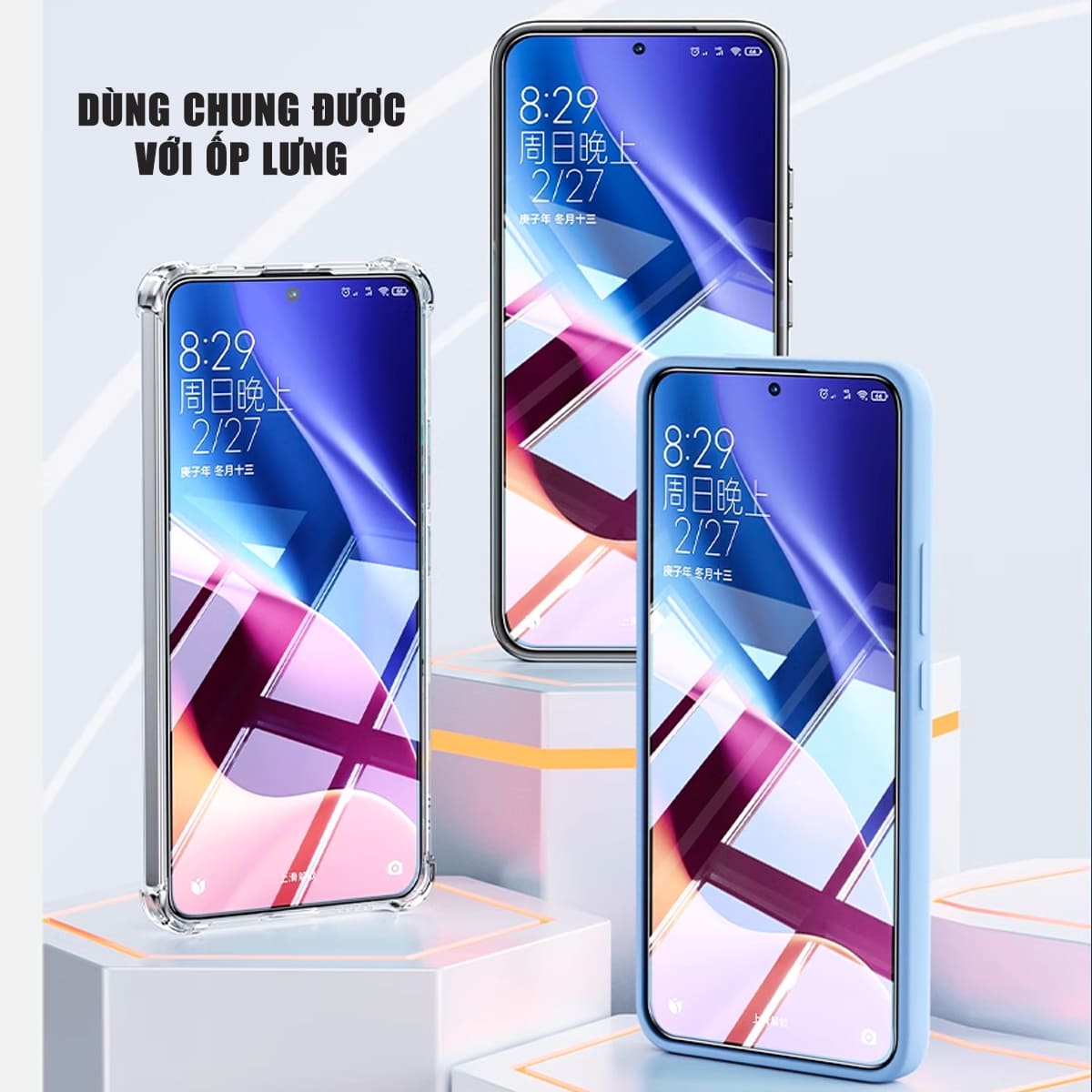 Kính cường lực Xiaomi Black Shark 4 trong suốt full màn hình chính hãng Smart Devil