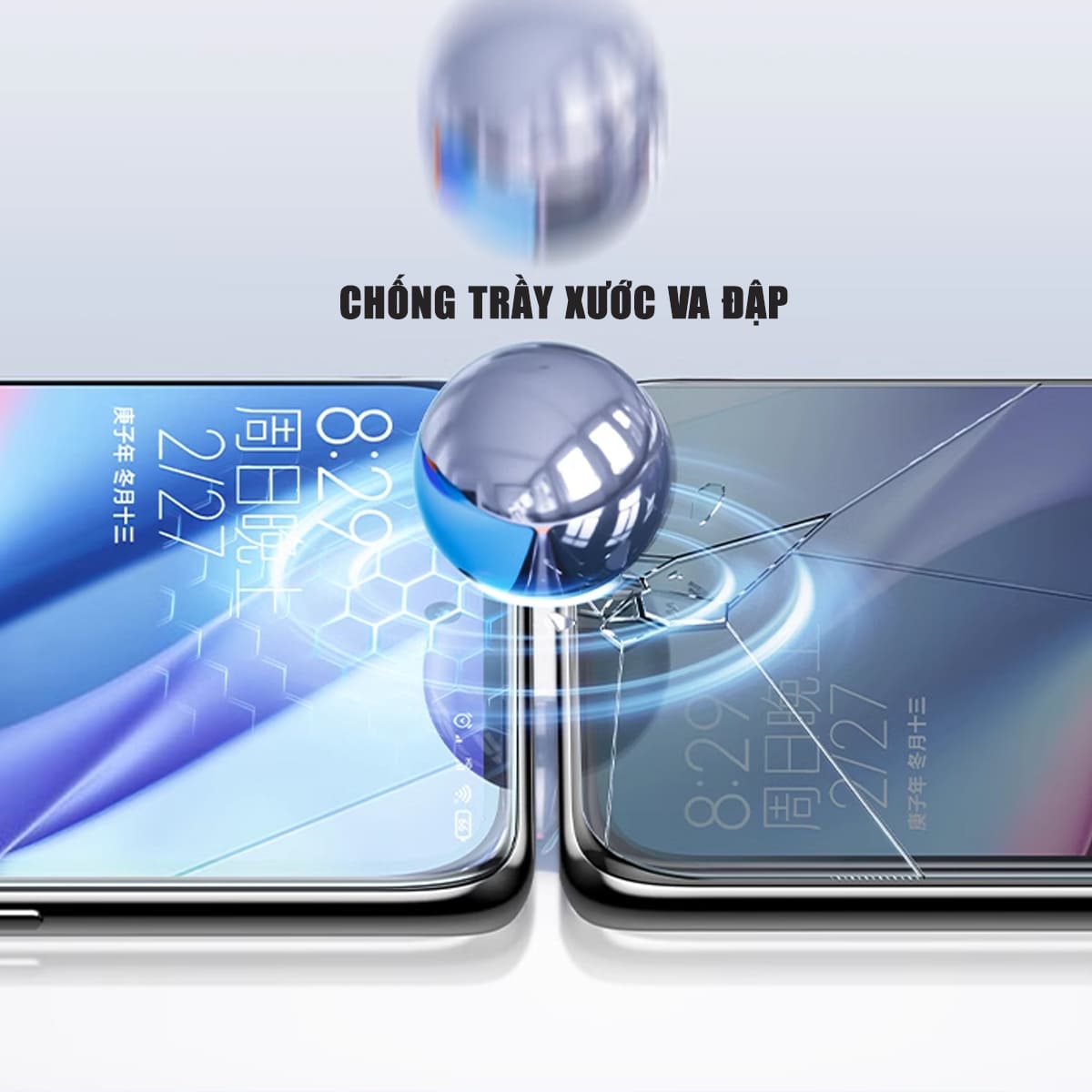 Kính cường lực Xiaomi Redmi K40 Pro Plus trong suốt full màn hình chính hãng Smart Devil