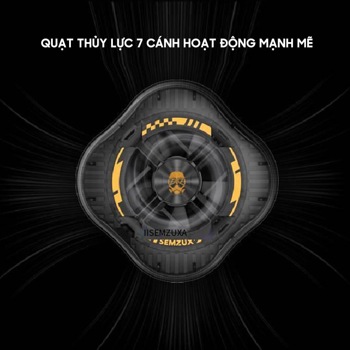 Quạt tản nhiệt điện thoại máy tính bảng X7 sò lạnh từ tính giá rẻ hỗ trợ tăng fps gaming liên quân PUBG FF