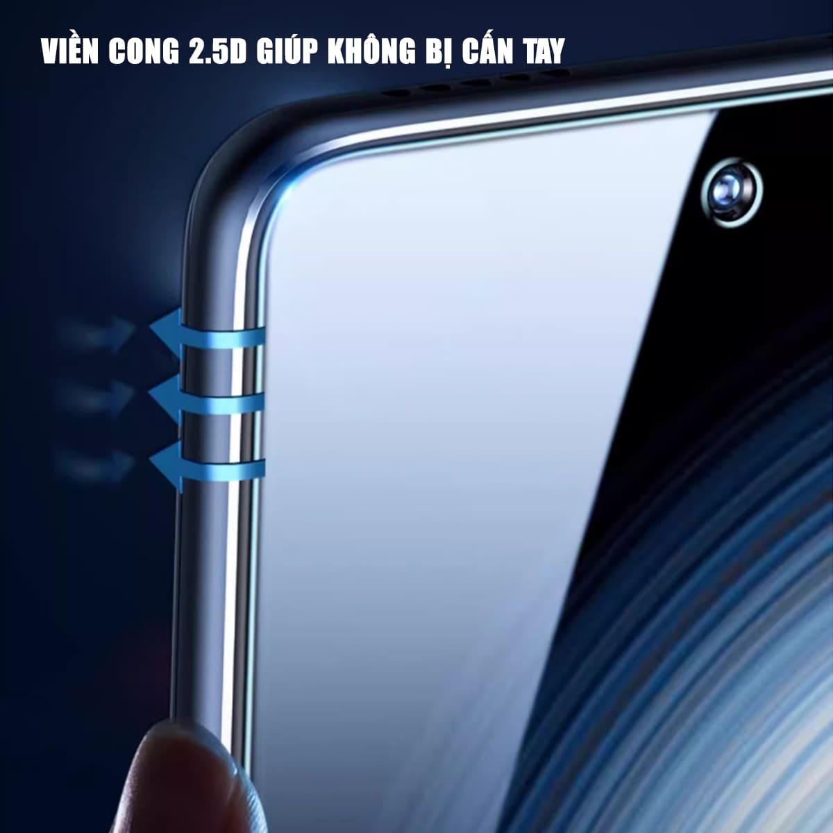 Kính cường lực Xiaomi Redmi K50 Pro trong suốt full màn hình chính hãng Smart Devil