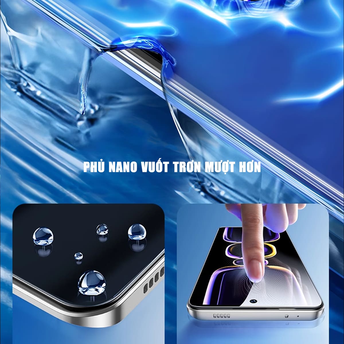 Kính cường lực Xiaomi Redmi K60 Pro trong suốt full màn hình chính hãng Smart Devil