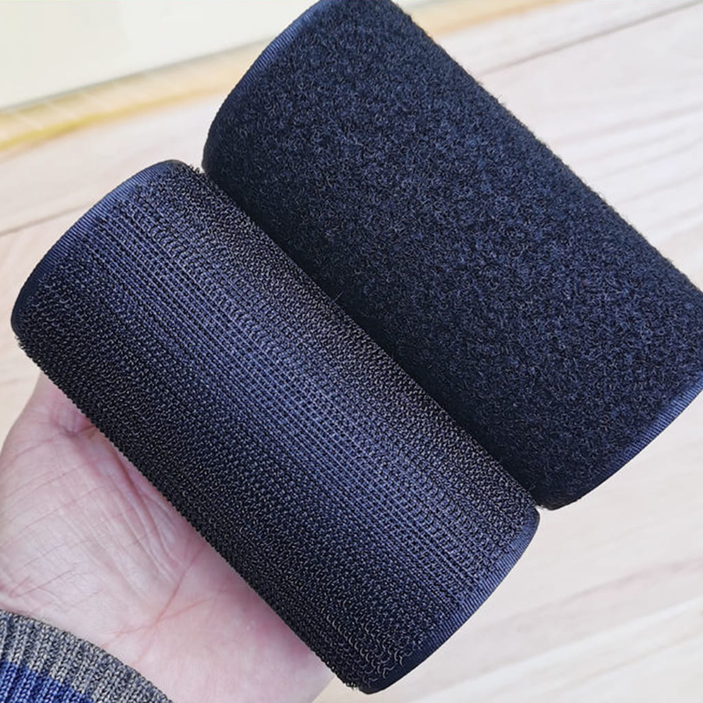 Băng gai dính 2 mặt không keo bản 10cm, nhám dính, khoá nhám Velcro miếng dán vải 2 mặt dán giày, túi xách, quần áo
