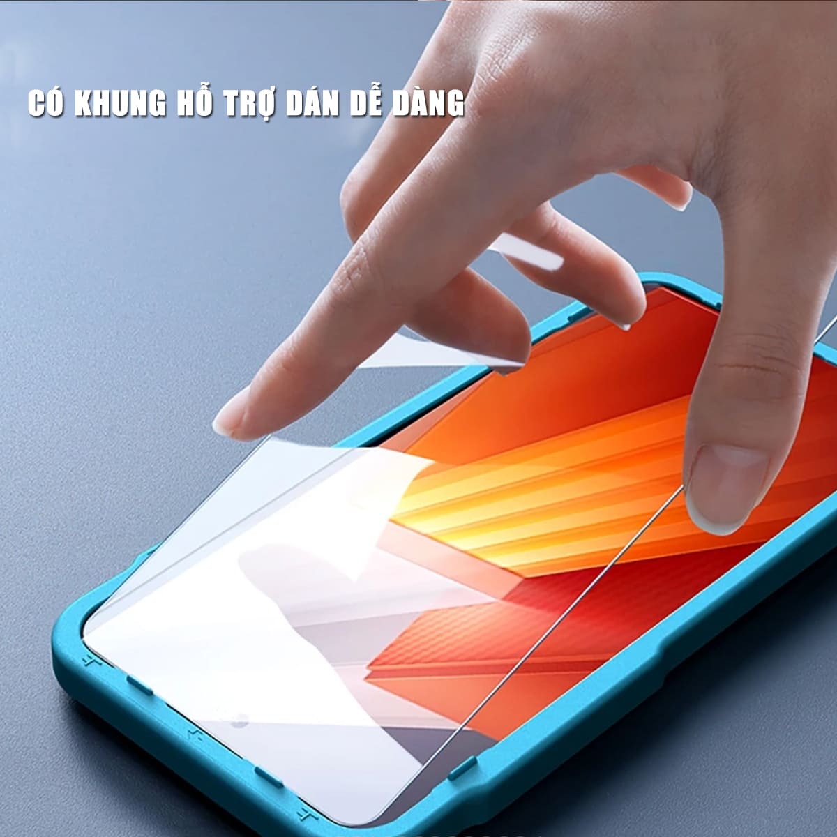 Kính cường lực Vivo iQOO Neo 8 Pro trong suốt full màn hình không viền nhận vân tay siêu âm chính hãng HYPER+